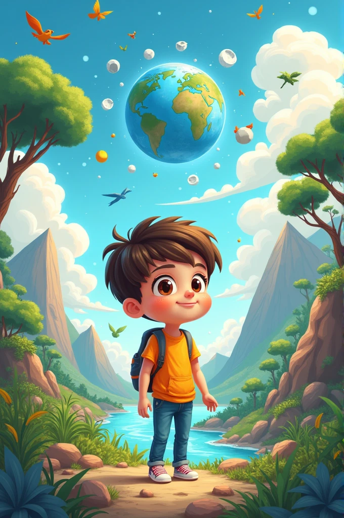 Draw a concept cartoon with this question
What benefits do YOU get from the different subsystems of the Earth in order to live?