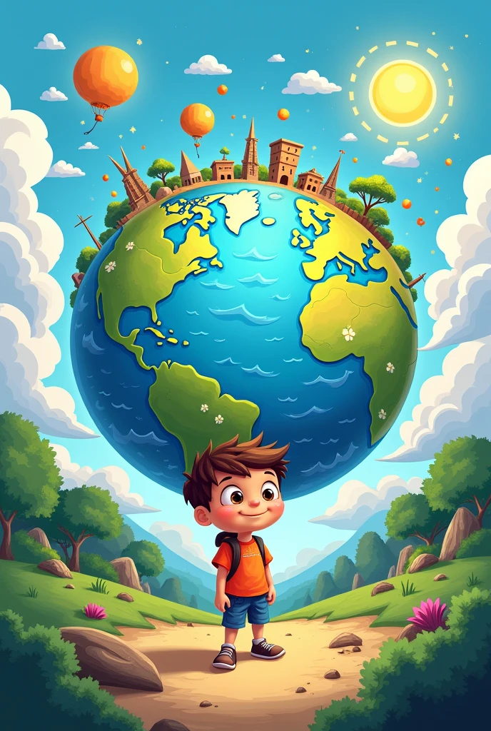 Draw a CONCEPT Cartoon with this question
What benefits do YOU get from the different subsystems of the Earth in order to live?