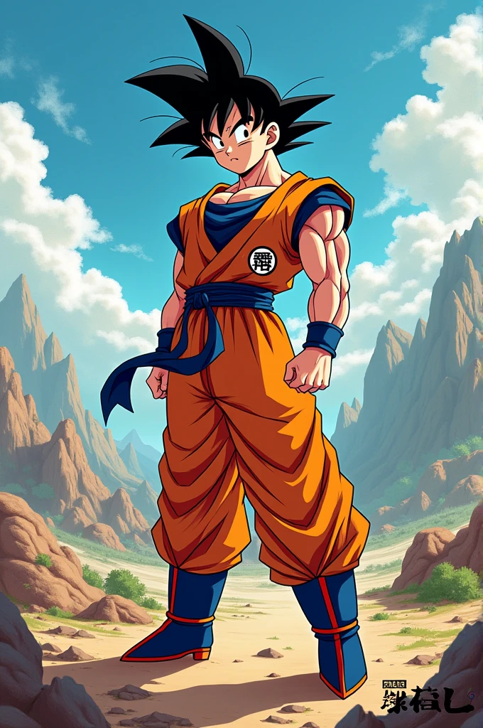 Create a comic book about Goku in SPANISH