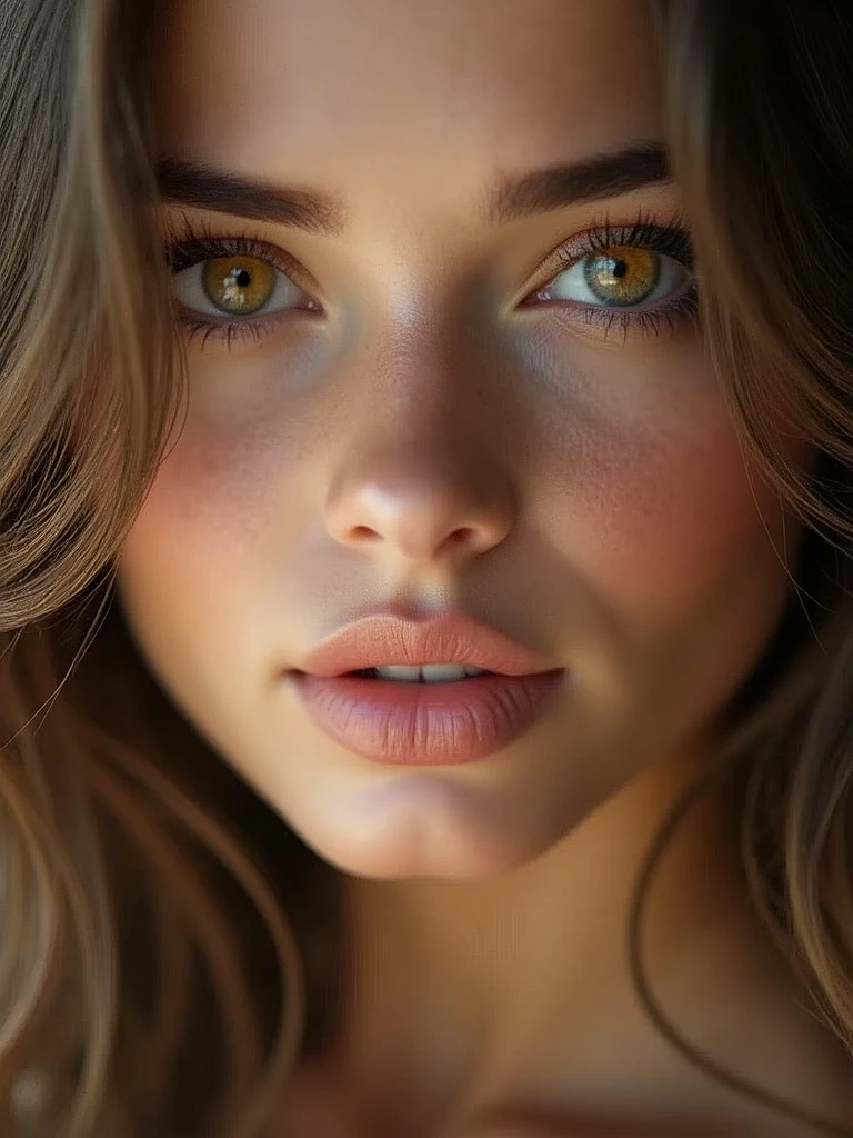 1girl, extremely detailed face, beautiful detailed eyes, luminescent amber eyes, beautiful detailed lips, long eyelashes, gorgeous face, curvy body, perfect skin, perfect proportions, photorealistic, 23 years old, european, (best quality,4k,8k,highres,masterpiece:1.2),ultra-detailed,(realistic,photorealistic,photo-realistic:1.37),HDR,UHD,studio lighting,ultra-fine painting,sharp focus,physically-based rendering,extreme detail description,professional,vivid colors,bokeh,portrait