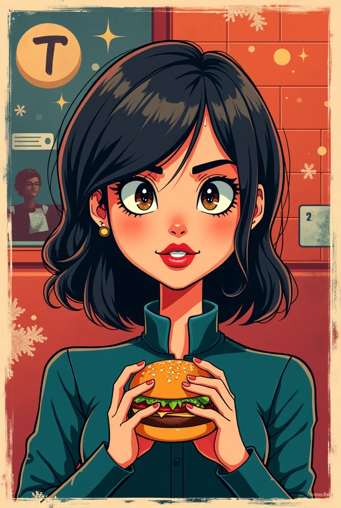 Une affiche sur laquelle on a écrit la personne dont le nom commence par t me doit un burger en français 
