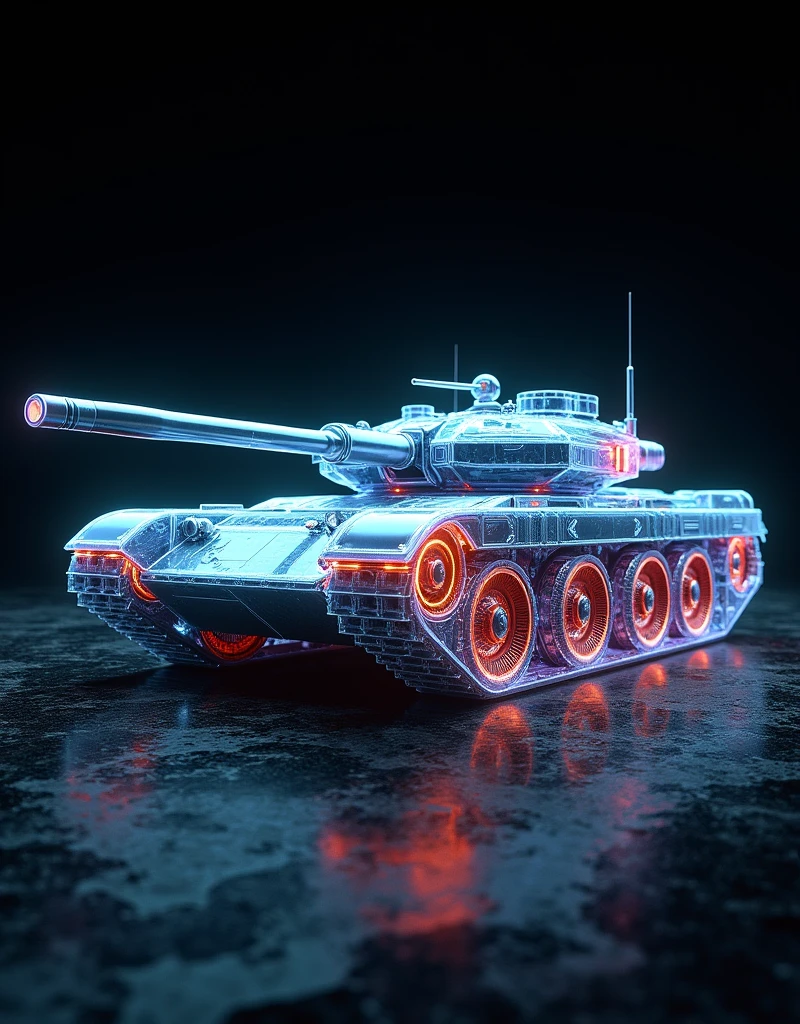 Dark tones，heavy style，Surging and surging，nature，Cold and scary，(space station dwelling in mediterranean biome:1.5)，A masterpiece of ultra-fine detail，Dynamic，Amazing quality，(Leopard 2 Main Battle Tank:1.5)，Luminous mechanical structure，Liquid Metal，Copperplate engraving，Light Metal Texture，复古Cyberpunk，Surrealism，Arthur Effect，Transparent body，Gradient translucent glass melts，Caustics，Clear glass texture，Rainbow colors，Designed by Dietrams，concise，Detailed sparkle，black background，industrial design，Overclocking Renderer，Clean shadows，8k，Cyberpunk，Holographic projection，Fault Art，Alien technology tank aesthetics，Neon lights，laser light，Fluorescence，Glow Effect，Liquid Metal，Copperplate engraving，Unreal Engine，A masterpiece of ultra-fine detail, Dynamic and realistic digital art, excellent quality