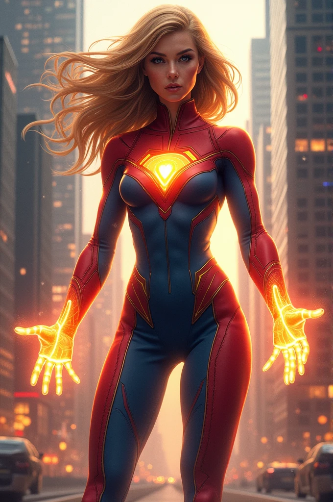 Superheroine with the power to detect DNA with her eyes and heal any injury she touches