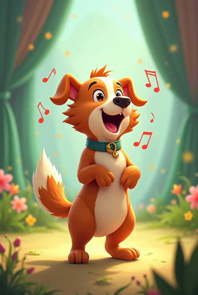 dog singing song