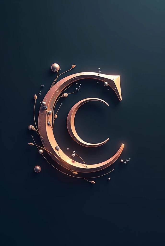 A creative logo with eye-catching initials L&c
