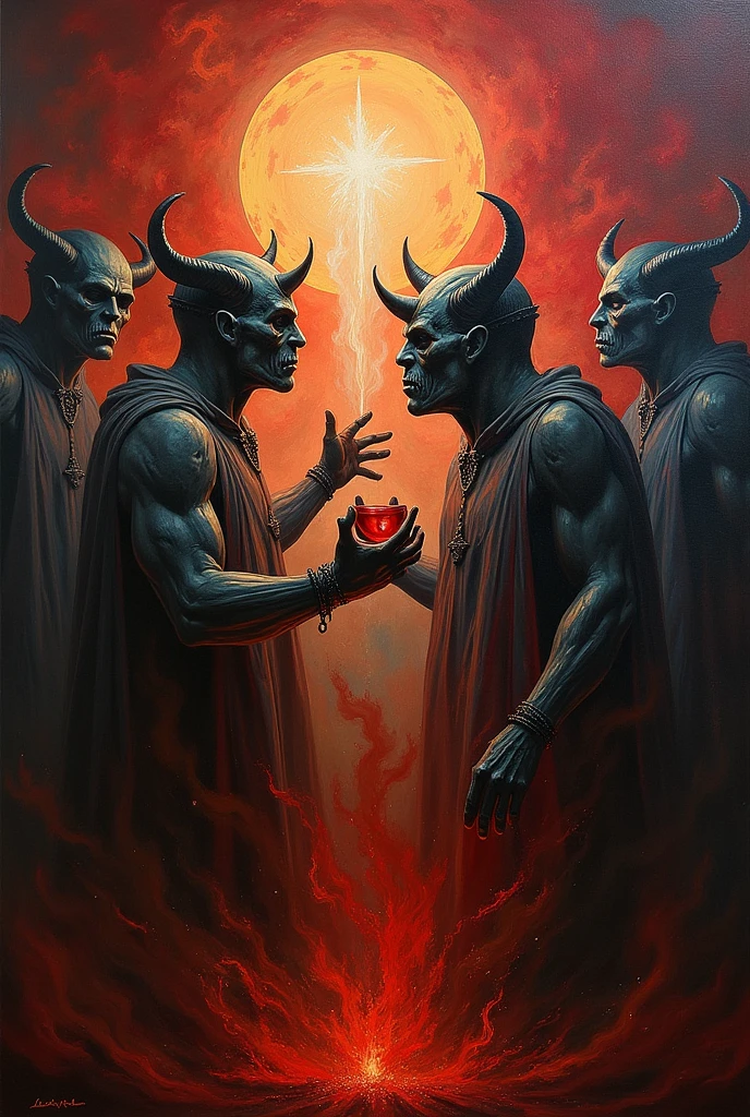 Dark graffiti art design 