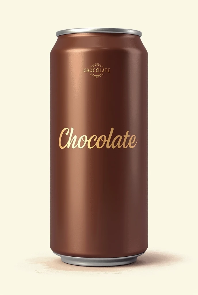 A drawing of a chocolate flavored soda can