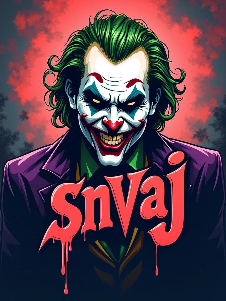 logo “snvaj" joker,joker background joker theme for read court pant joker