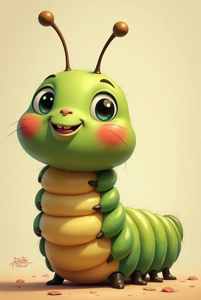 Dave the ordinary caterpillar
Big head with blush
