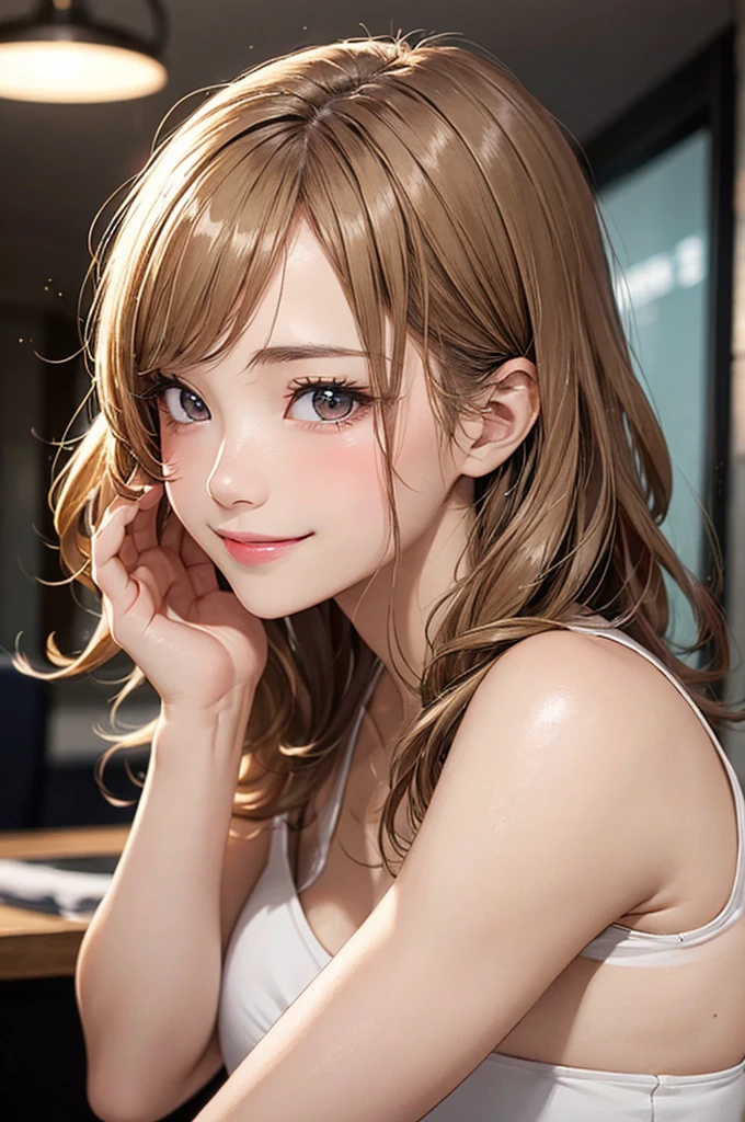 (highest quality、8k、32K、masterpiece)、(realistic)、(Photoreal:1.2)、(High resolution)、Super detailed、very beautiful face and eyes、1 girl、round and small face、thin waist、delicate body、(close、highest quality、high detail、rich skin details)、(highest quality、8k、oil paint:1.2)、Super detailed、(realistic、realistic:1.37)、bright colors、(((golden hair)))、(((bust shot)))、(((long hair)))、(((pure white wall background)))、(((Pure white wall background)))、(((黒とピンクのI'm wearing a nightgown)))、(((A heart-patterned nightgown)))、(((It&#39;s a sexy smile)))、(((touching my cheek with my hand)))、(((look straight ahead)))、(((I'm wearing a nightgown)))、(((I'm blonde)))、(((I'm Japan a woman)))