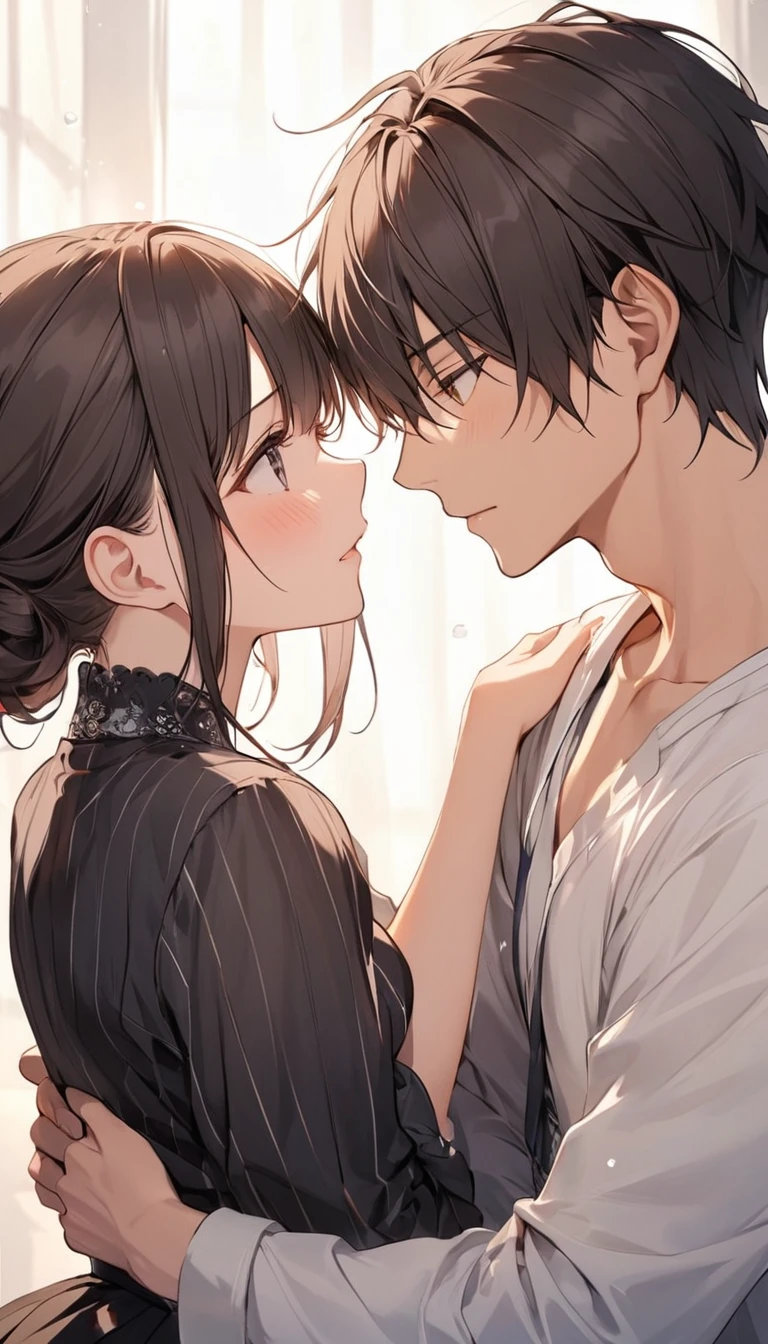1boy, 1girl,couple,