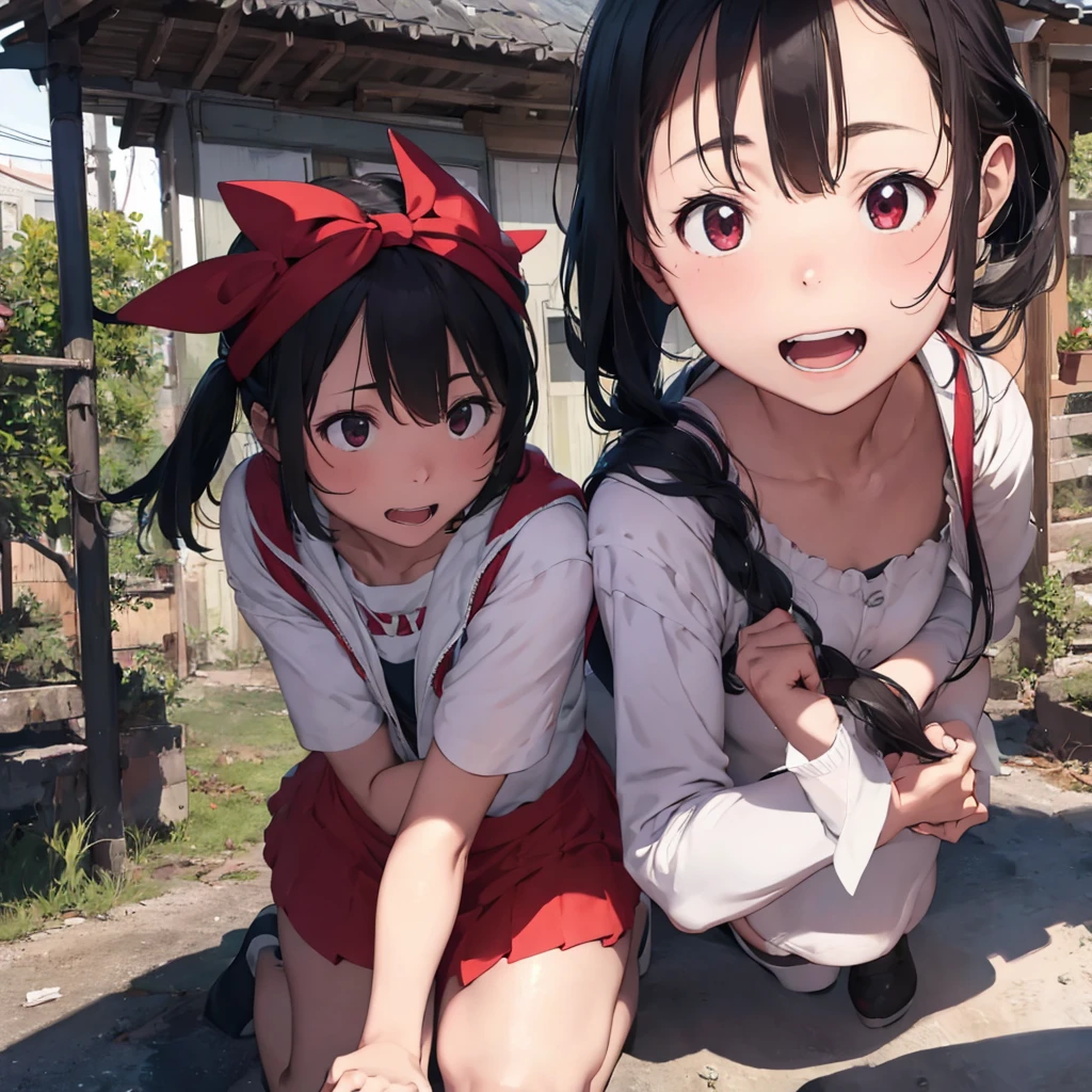 masterpiece, best quality,(((Hakurei Reimu))),black hair,((blush)), ((tears)), ((shy)),((gag)),((frilled socks)), ((((mary janes)))),((((arms_behind_back)))),((bondage)),((shibari)),
