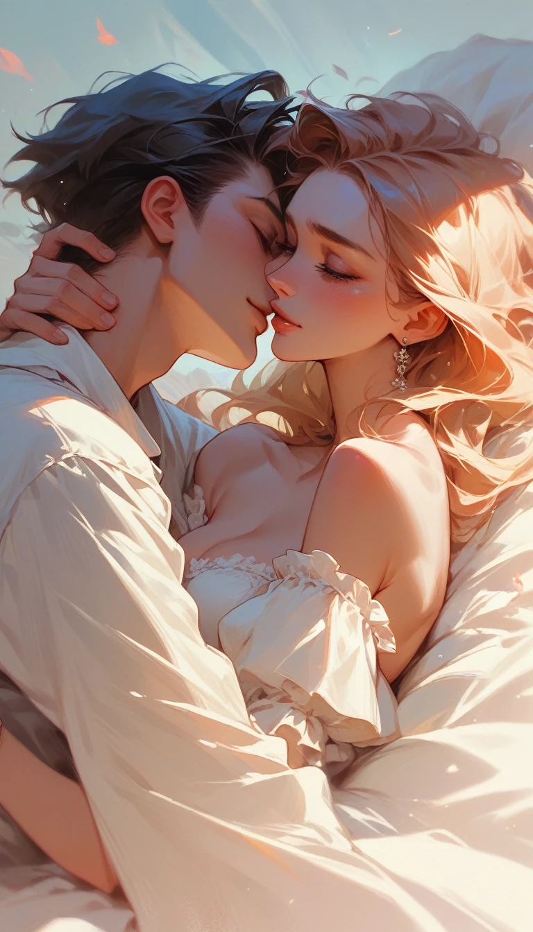 1boy, 1girl,couple,
