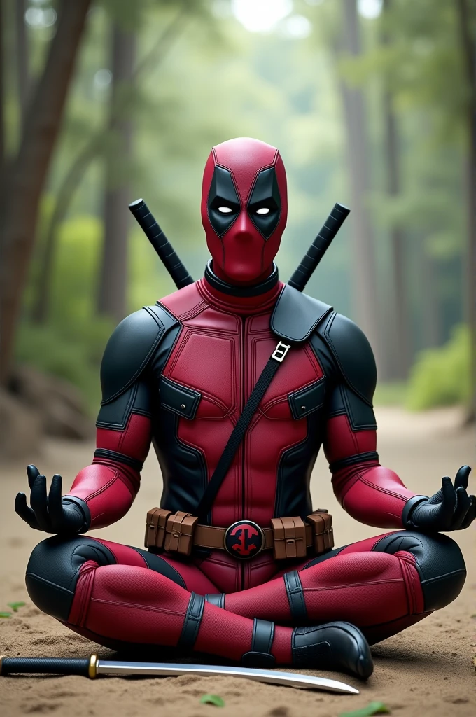 Deadpool do  meditation