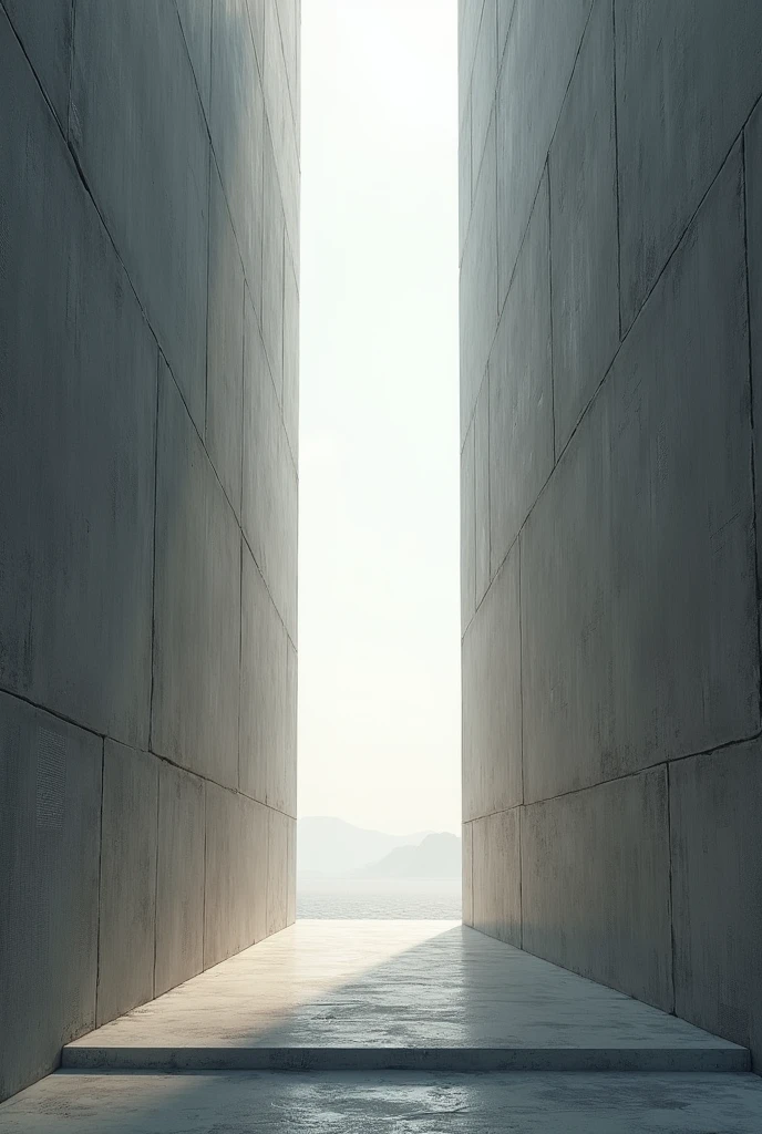 Not a massive hope but created a large gap between the two walls at least three or two feet of space