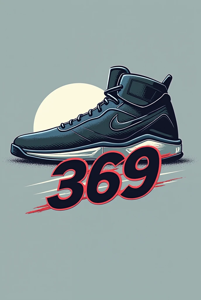 Make for me a logo with the words sneakers 369