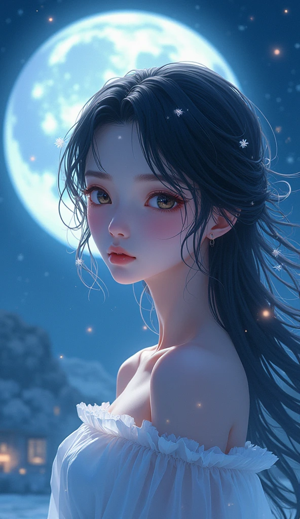 {Celestial hues, lofi, shiny aura, cute, black hair with braids, big pretty realistic eyes, solo, (((perfect pale skin tone, perfect flawless face))), highly detailed, holographic glowing motifs, geometric, perfect composition , beautiful, perfect eyes,  full lips, 96k, best quality, full shot ))) (masterpiece, top quality, best quality, official art, beautiful and aesthetic:1.2), (1girl:1.3), extremely detailed,(fractal art:1.1),(colorful:1.1),highest detailed,(zentangle:1.2), (dynamic pose), (abstract background:1.5), (gradient dress:1.2), (shiny skin), (many colors:1.4), ,(earrings:1.4), ((anime style)), 
