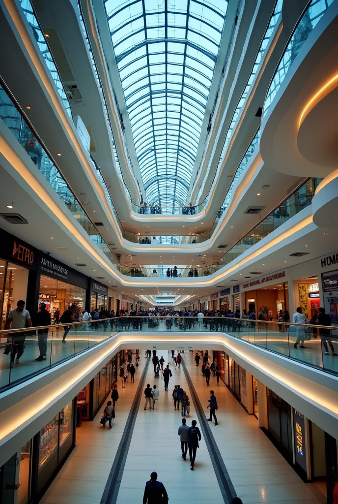 A big shopping mall in mumbai.
