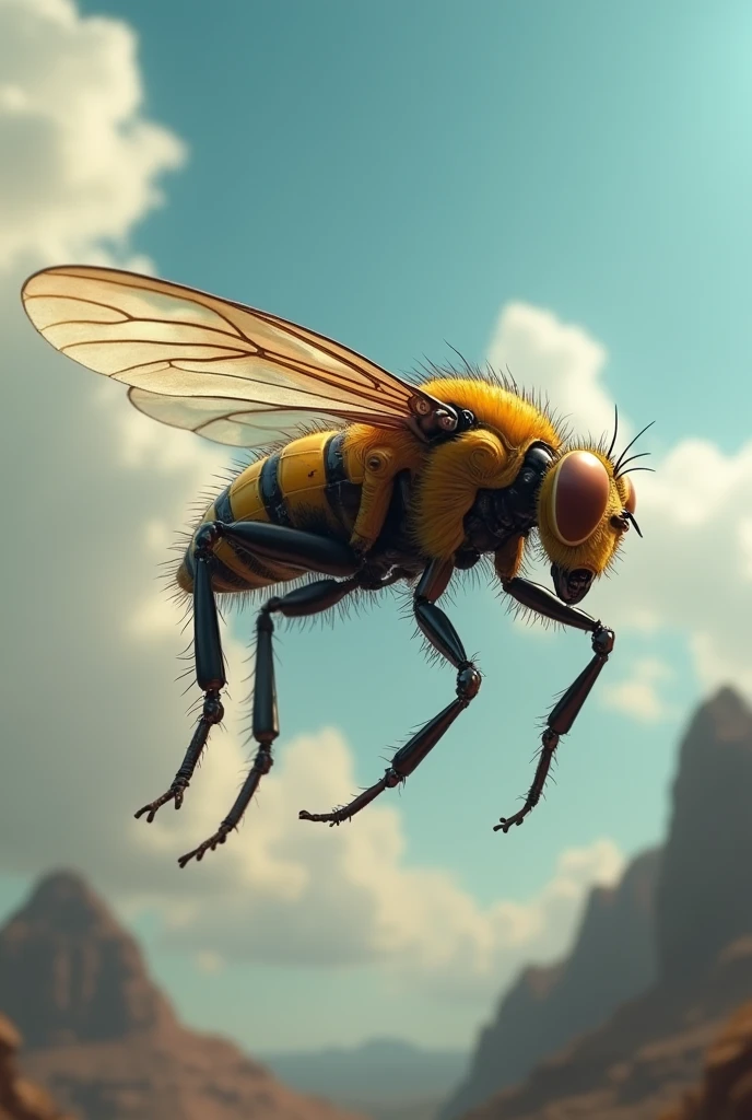 animated robot fly