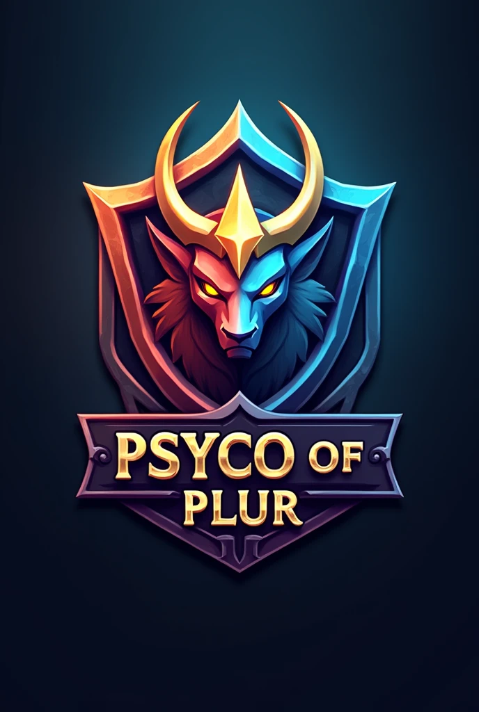 Guild logo with the name Psyco Plur for the MOBA game Kings of Honor