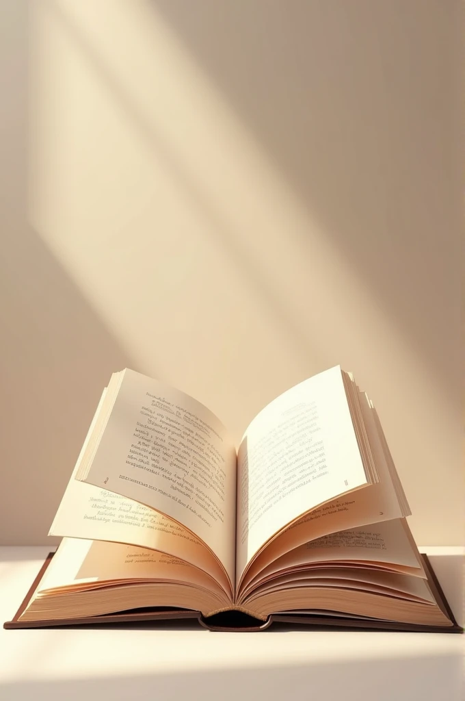 {
"size": "1024x1024",
"prompt": "A high-quality illustration of an open book standing upright on a flat surface. The drawing is highly detailed, with fine lines and shading, giving it a realistic yet artistic appearance. The pages of the book are slightly curved, showing some depth and texture. The text on the pages is drawn in a stylized manner, with flowing lines, but not meant to be read specifically. The background is simple, with soft gradients that complement the book, adding to the overall elegant and refined aesthetic."
}
