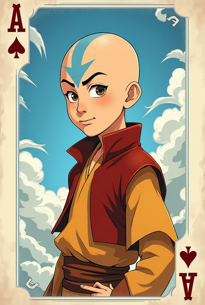 Avatar Aang Playing Card