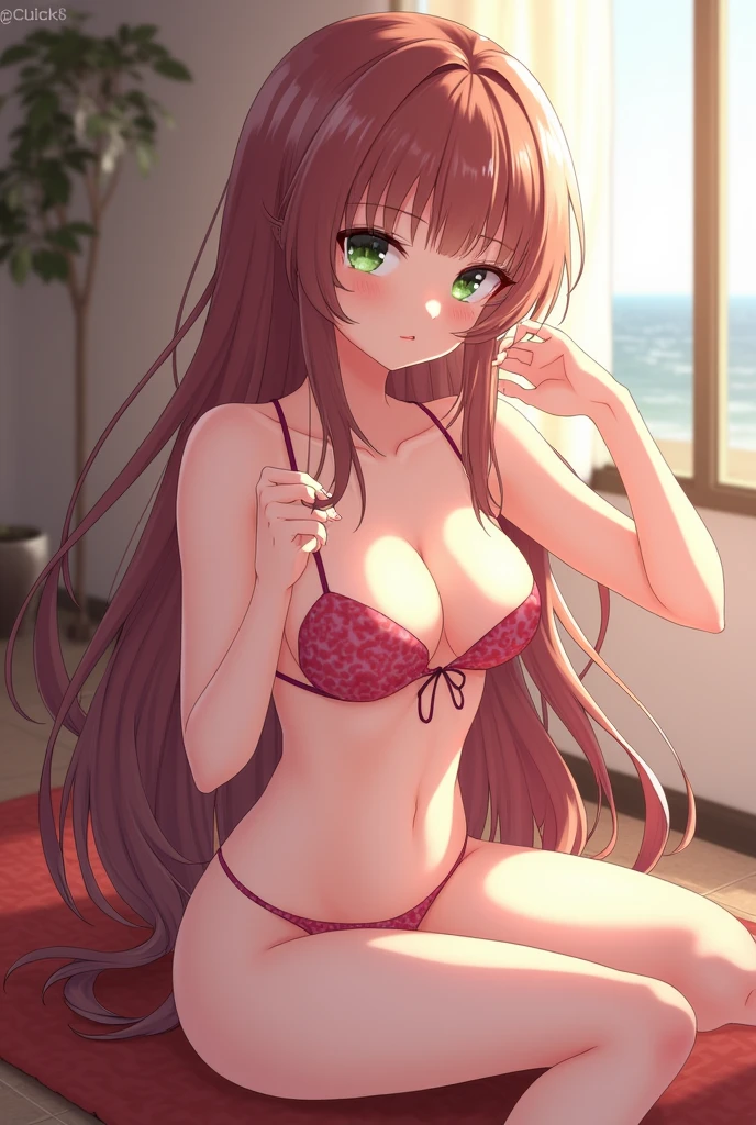 Girl anime masturbating