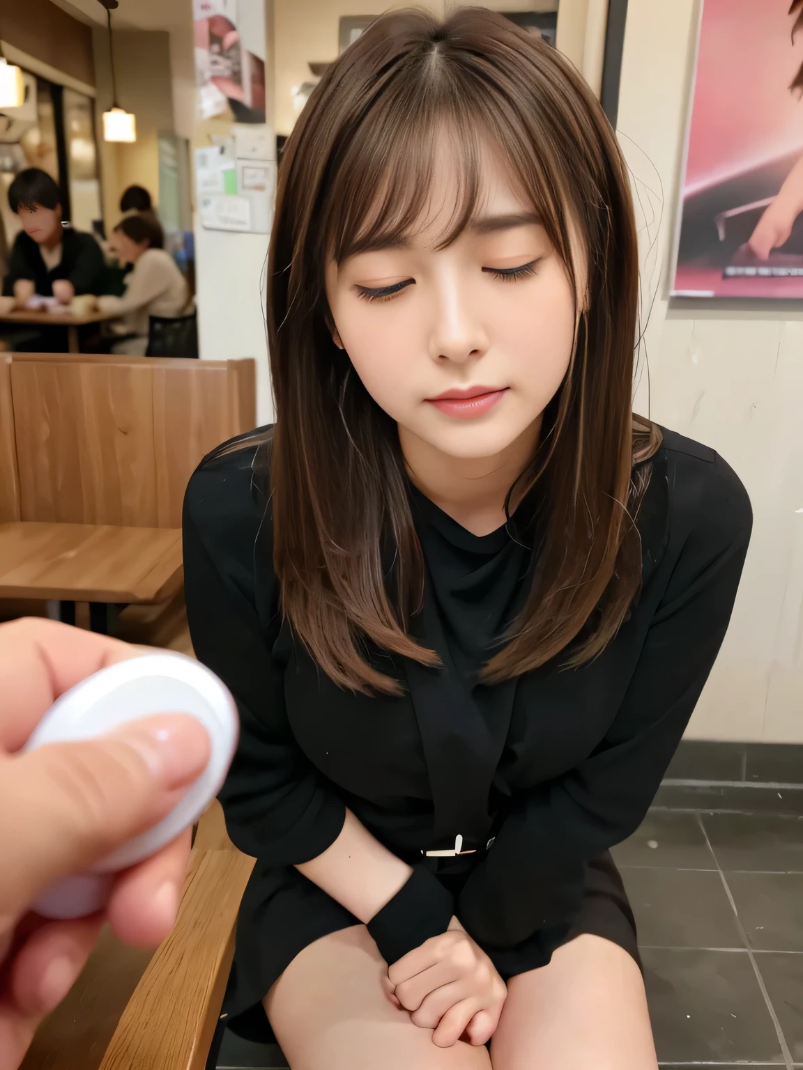 Yuki Shiramori, 30 years old, Korean girl, Korean Hairstyle, Brown Hair, wearing woman office suit, Blue eyes,(best quality:1.33), (masterpiece:1.42),(semi realistic:1.3), (detailed:1.15),(skin details), Dappled Light, analog style (look at viewer), (skin texture), (realistic texture skin), cinematic light, side lighting, ultra high res, best shadow, RAW, (Dutch angle:1.1), lightroom, cinematic, hdr, raw, (intricate:1.4), high quality, soothing tones, intricate details, low contrast, (POV BLowjob ),( Fellatio), Oral sex, pov, erection, close up, lewd face, luxury earrings, luxury executive office background,