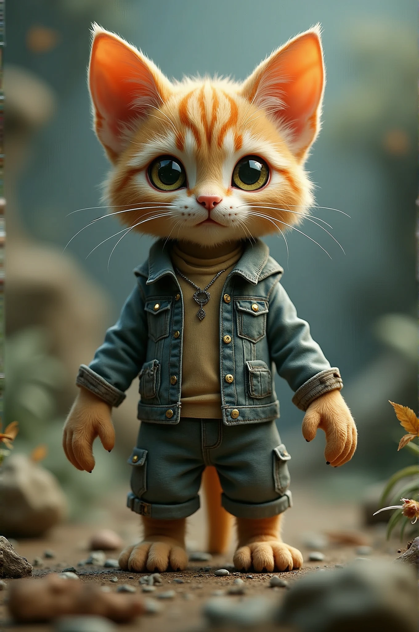 Human-like cat