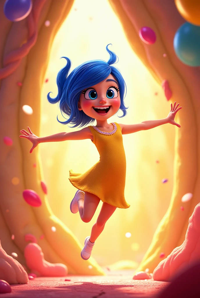 Joy character from Inside Out 
