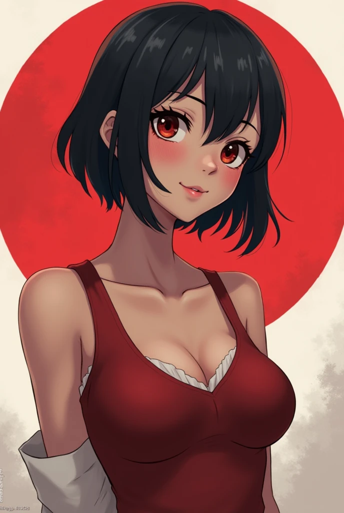 Make a busty sarada with big tits