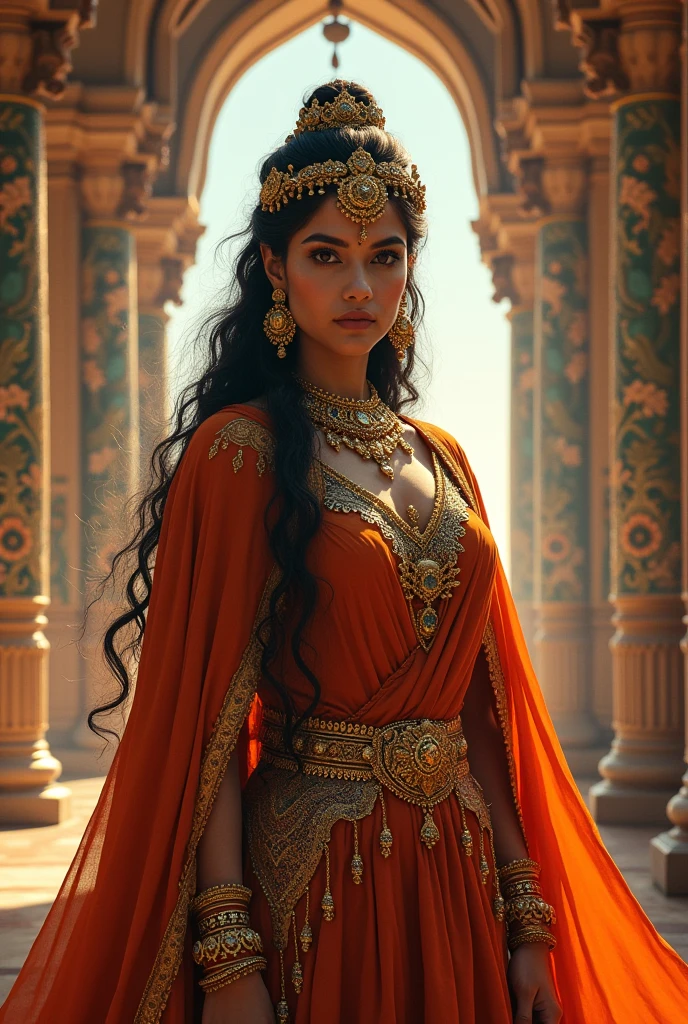 Queen of the Indian people during the time of the Mahabharata