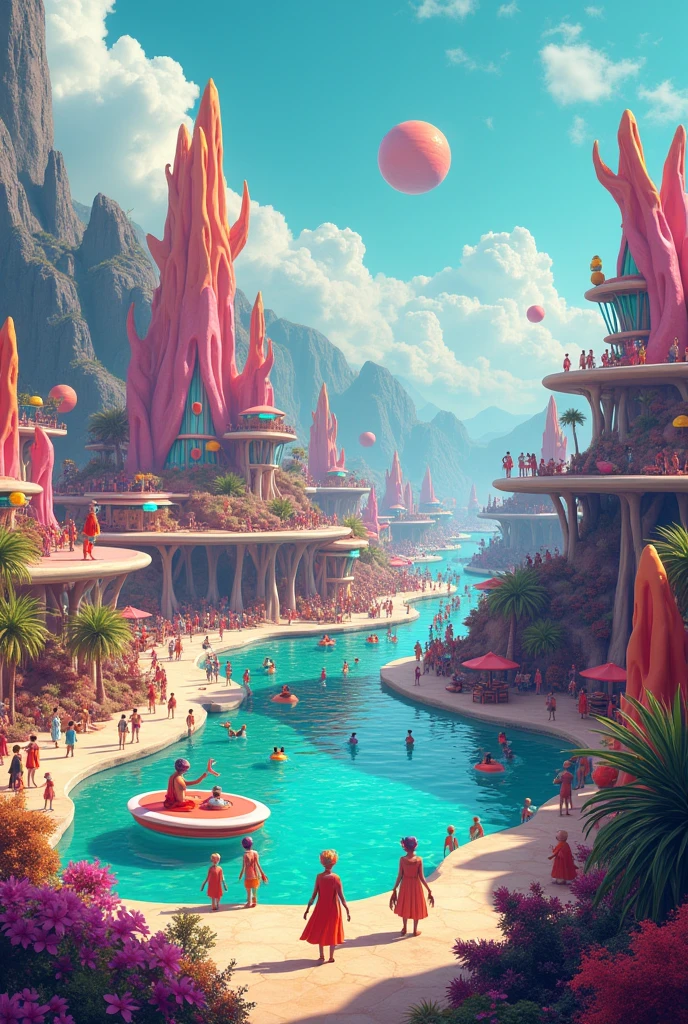 Holiday Camp , on an alien planet 