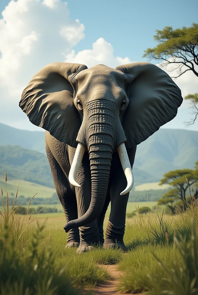 a elephant