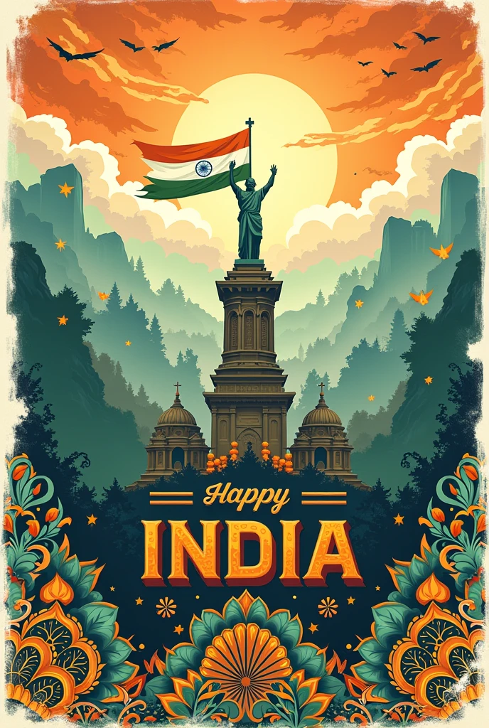 India celebrate independence day posters