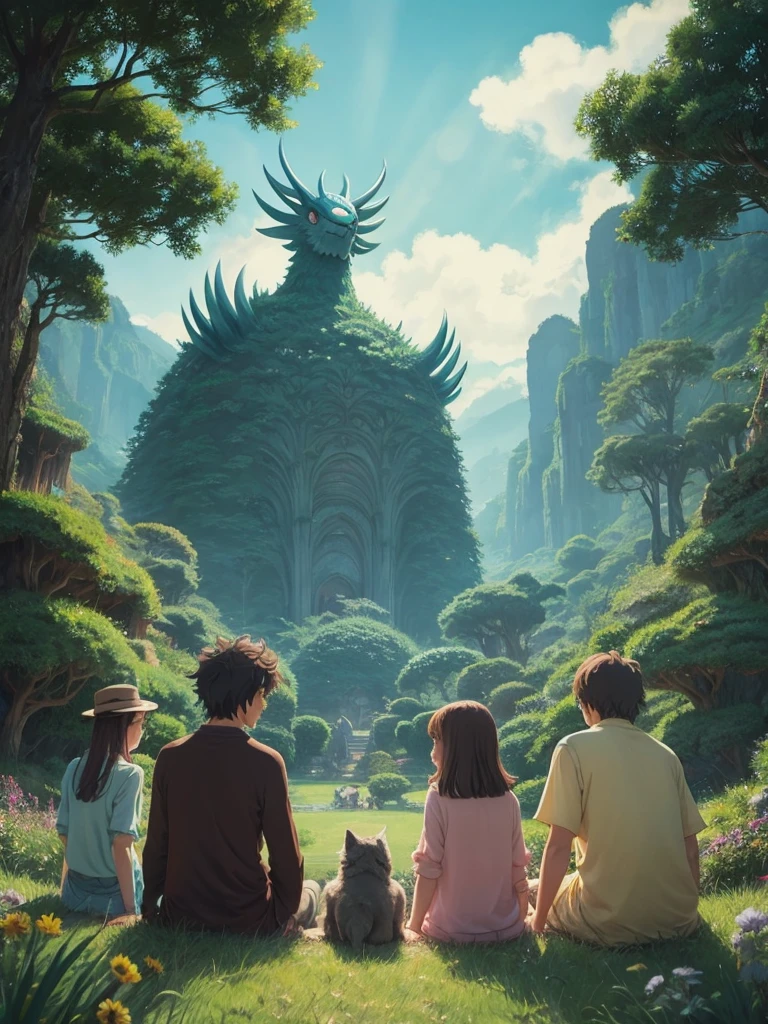 Ghibli style,Creatures,human
