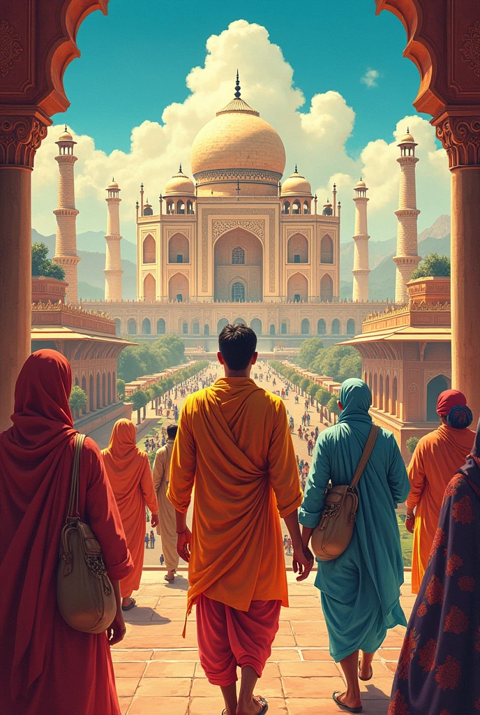  poster on indian culture,traditions and architecture.