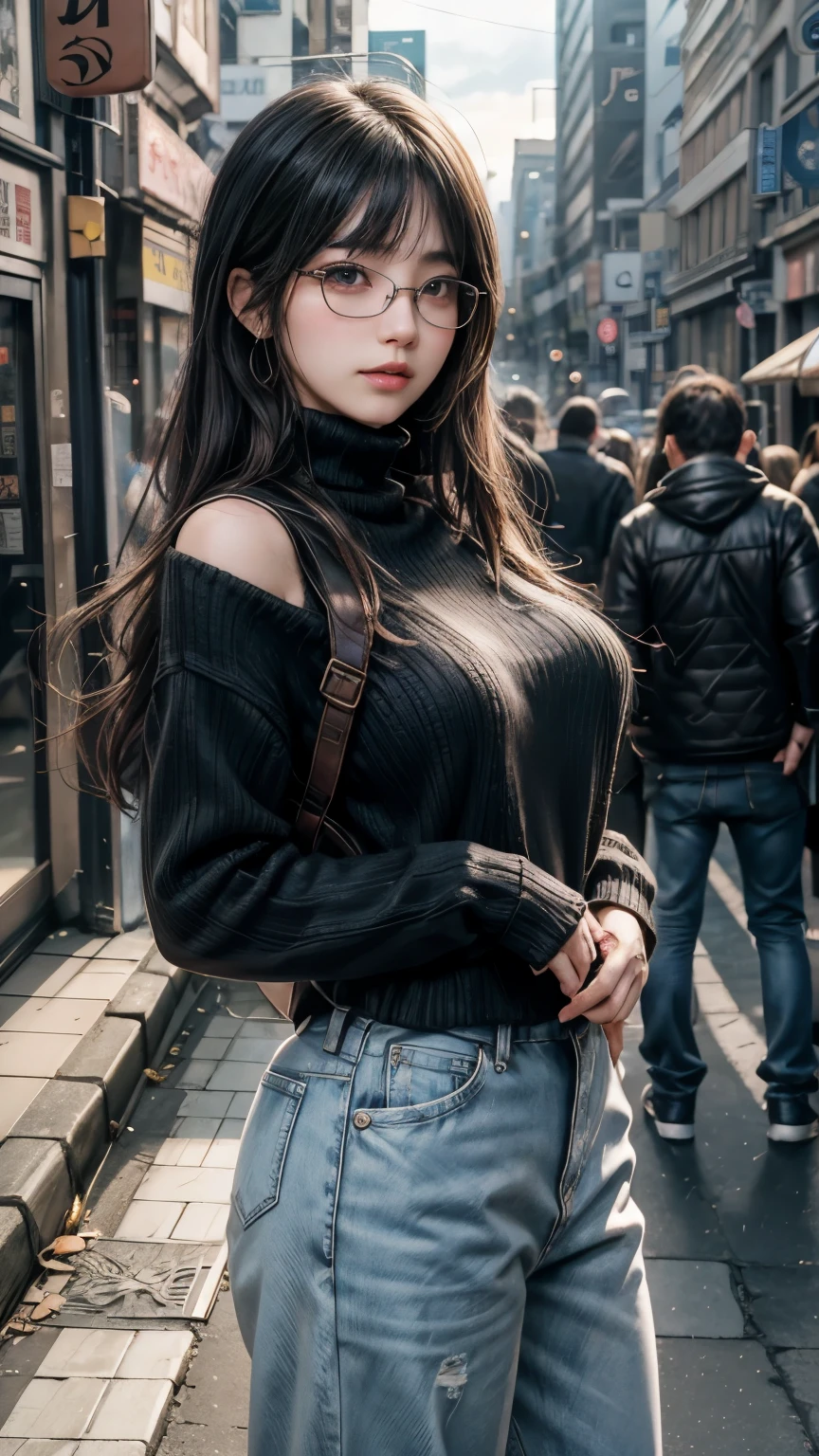 (最高qualityのディテール)、Realistic、8K Ultra HD、High resolution、(One Girl:1.2),(Glasses、Fatal Beauty,Attractive beauty) ,(A supple and powerful physique),(Sensual charm),(Glasses、Mysterious charm:1.1),(Big Breasts、Captivating silhouette),The 超detailedな、高qualityのテクスチャ、複雑なdetailed、detailed、非常にdetailedなCG、高qualityの影、detailed 美しく繊細な顔、detailed 美しく繊細な目、Written boundary depth、Ray Tracing、20th Generation、Cute K-Pop Girls、(The Face of Ulzan in Korea)、Thin face、(Urzan-6500-v1.1:0.6)、PurerosFace_v1、Glowing Eyes、Perfect body、 Viewer Display、(最高qualityのディテール:1.2)、Realistic、8K Ultra HD、High resolution、Woman close up, realistic girl rendering, 8k artistic german bokeh, Enchanting girl, Real Girls, Gurwitz, Gurwitz-style artwork, Girl Roleplay, Realistic 3D style, cgstation Popular Topics,, 8K Portrait Rendering,(truth,truth:1.4),(Sparkling eyes girl:1.2)、Best image quality, 最高quality, Realistic, 超detailedな, Realistic, 4K 8K Ultra HD Full Color RAW Photos, Fujifilm(Medium format), Hasselblad, Carl Zeiss, Incredible dynamic range photography(utility_art:Smooth-768:1.1),High resolution, High pixel count, 明確なdetailed, Clear images, Natural color reproduction, Noise Reduction, High fidelity, quality, Software Improvements, Upscaling, Optimized Algorithms, Professional-level retouching,
1. Oversized coat:
The coat is、Choose an oversized design that covers from shoulders to knees.。Color is classic navy or black、or warm khaki or beige, wait.、Choose colors that match the season。
2. Knitted sweater or turtleneck:
To protect yourself from the cold、Knitted sweater or turtleneckを選択してください。Match the texture and color of the knit to the coat.。
3. Wide leg pants:
For pants, Choose a wide-leg design、Combines ease of movement and style。Denim in dark tones or black trousers will look good.。
4. Knee-high boots:
What is included in an oversized coat、足首からふくらはぎまでカバーするKnee-high bootsとの組み合わせ。Boots are black or dark brown and chic.、Gives a stylish impression。
5. accessories:
シンプルなゴールドまたはシルバーのaccessoriesを選択してください、Add elegance to your outfit。for example、Long necklaces and large earrings are recommended.。
6. Handbags:
Handbags、Choose a color that matches the tone of your outfit.。Shoulder bags and tote bags are convenient and stylish。
7. Compensateと髪型:
Compensate, Choose natural colors that flatter your skin。Wavy Hair、By creating loose curls、Appeal to softness。