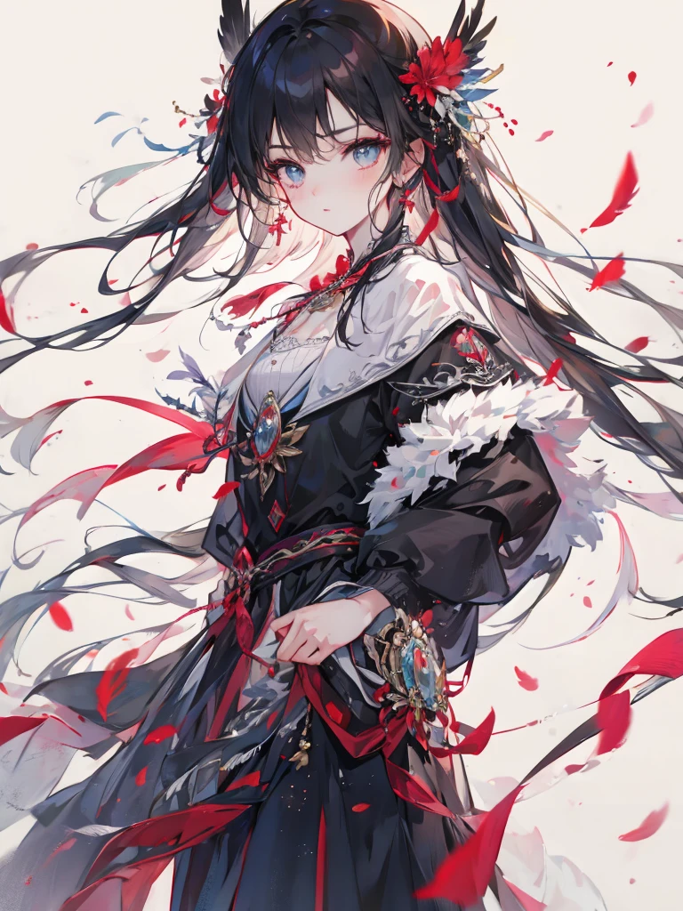 One girl, masterpiece, Highest quality, Realistic, feather_Dulikui, dancing