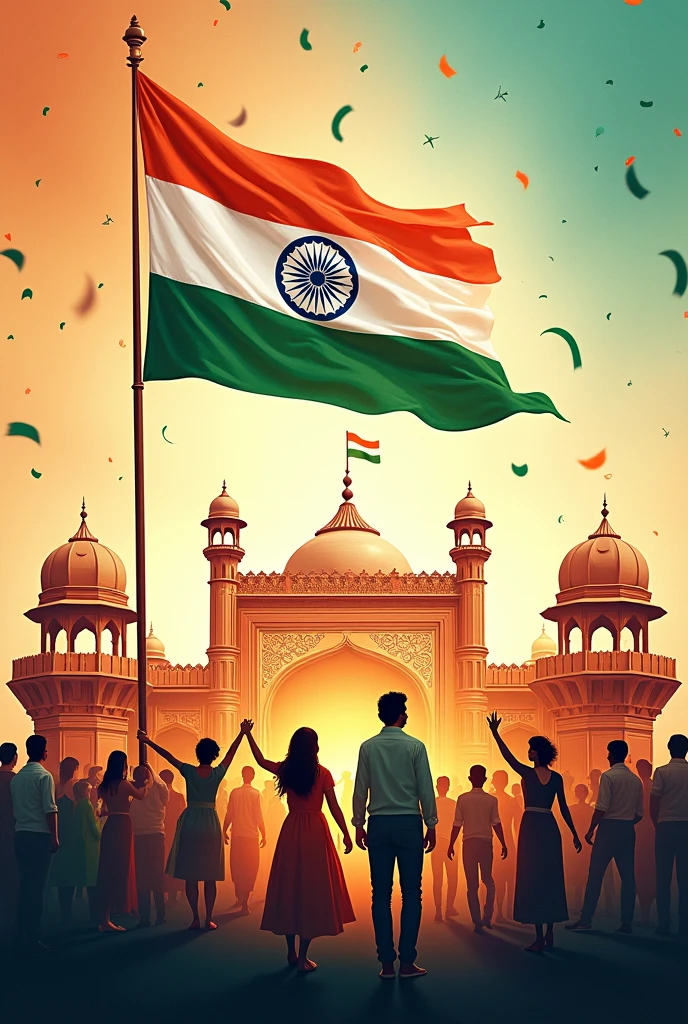 India celebrate independence day posters