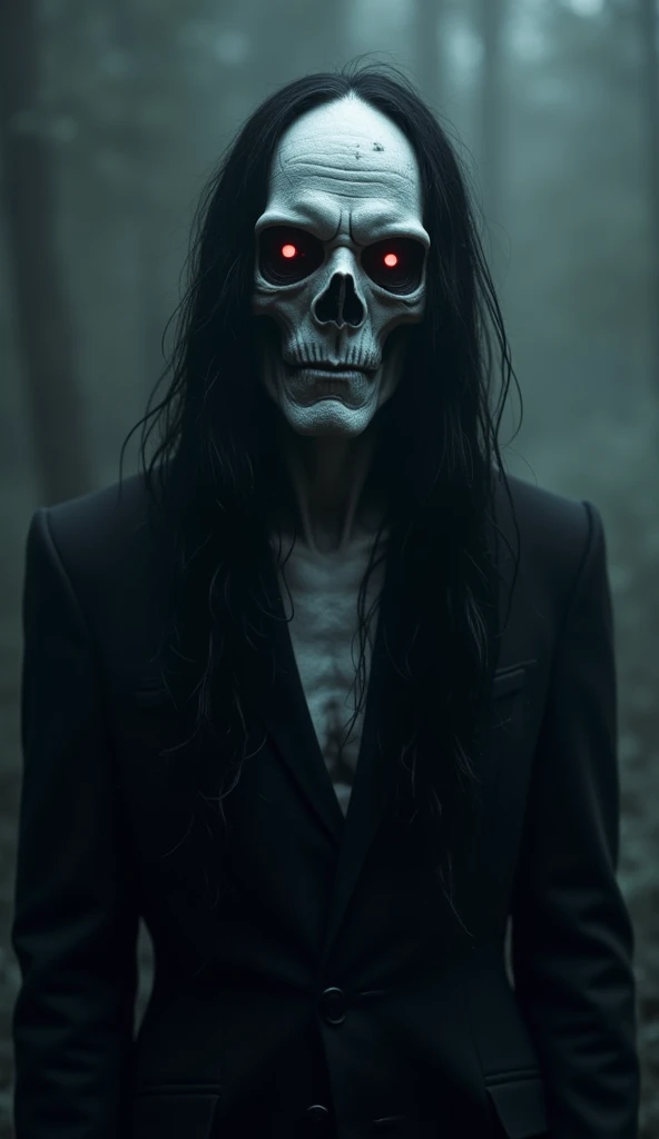 In a world mired in eternal ambiguity, A sinister figure emerges who challenges our notions of reality. Pale man, Immersed in the Shadows, His body is an eerie canvas painted with nuances of blackness and mystery.. His presence awakens the fear of our ancestors, As if it were a grim echo of a long-forgotten era..
This being's icy gaze、Telling the history of past eras, Eyes that glow like empty sockets filled with fragments of ancient memories and secrets whispered on the night winds. Every wrinkle on his pale skin、It seems to contain a dark past., His expression remains puzzling, Concealing the depths of his being.
Long Hair, Black as the abyss, Flowing down the shoulders, It's like an extension of the darkness that surrounds him.. Each ridged core captures dim light, Create a penumbra that accompanies you every step of the way, As if he were a creature born from the night itself..
Wearing the Darkness, A mysterious outfit woven from the shadows themselves, It evokes a haunted elegance that accentuates its uniqueness in the darkness of the world.. Every detail of the costume is crafted with meticulous attention to detail, Reminiscent of the costumes of ancient dynasties that succumbed to oblivion long ago.
His aura exudes mystery wrapped in an air of restlessness.. This enigmatic figure is、I have memories of old memories, A tale lost in the mists of time, Secrets buried in the collective unconscious. Your Objective, Search Criteria, They remain trapped deep within their tormented souls, As he wanders the darkest corners of the world, A living memory of forgotten times and unimaginable horrors.