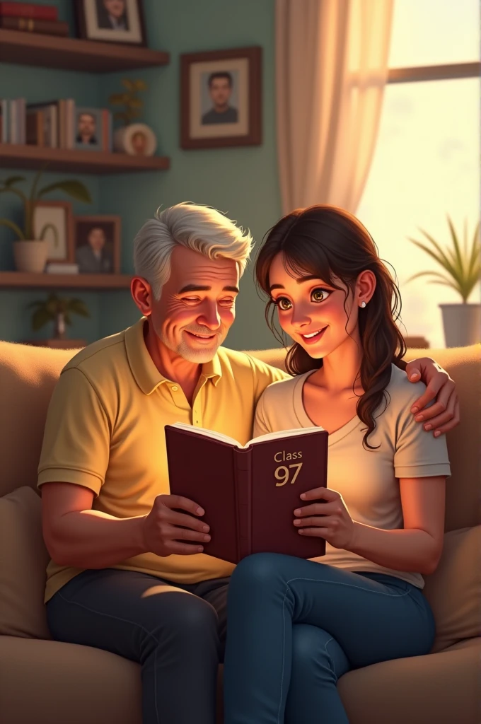 parents read a book titled class 97 reunion