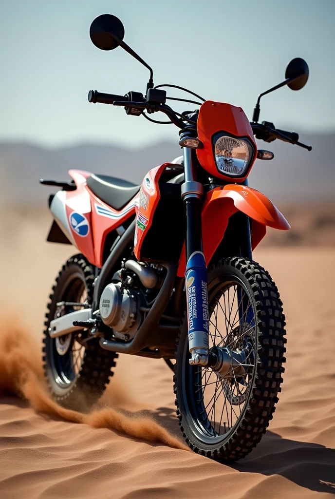 Uma moto xre300 rally 