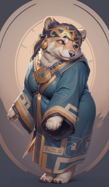best quality,Super detailed,actual,(portrait,photo-actual:1.37),(hairy:1.1),(human nature:1.1) High resolution, 8k, masterpiece,, Super detailed, mammal, Brown Bear Girl,whole body,Brown fur,National style totem,ethnic jewelry,miss, miss化的, Fur, detailed Fur,Ainu women in traditional clothing,Fair深藍色服飾,Dark blue headscarf, masterpiece, best quality, Digital art, (actual:0.3), cartoon, Detailed route, High resolution, visually stunning (detailed lighting, Depth of Field:0.9), detailed color, Bright colors create perfect hands, Detailed hands (Fair, Cute, Fluffy:1.2), detailed body, Perfect breasts, 1 girl, , Smile full of love,Hokkaido雪地背景,horizon landscape, National costume, national totem,清澈的Sky空, movie lighting, Sky, sunny Sky,, horizon background(Natural background:1.1,Hokkaido:0.9), (Soft natural light:1.1), (Detailed facial features:1.1,expressive eyes:1.2), (calm and serene expression:1.1), (Flowing and layered clothing:1.1), (Gorgeous and intricate accessories:1.1), Fine hairs, exquisite eyes,
