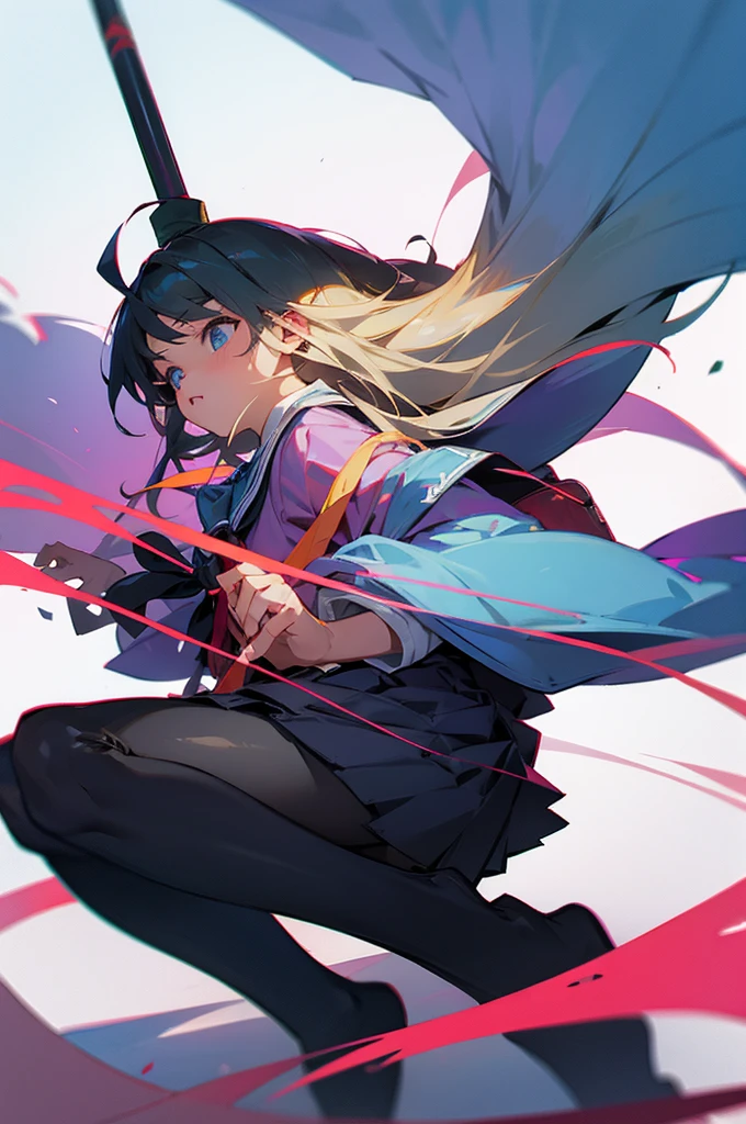 Anime schoolgirl