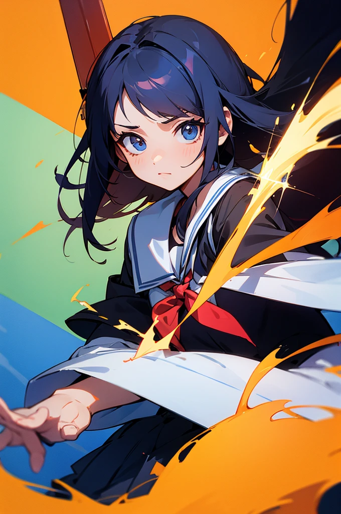 Anime schoolgirl
