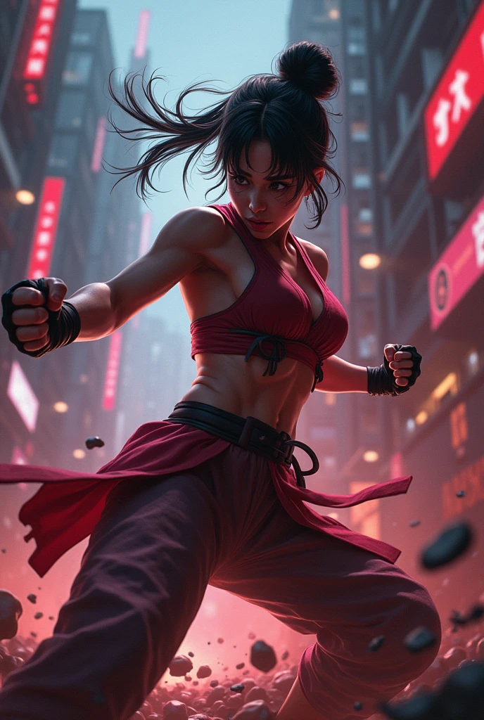 Juri han stomach punch