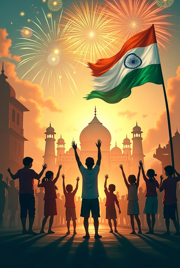 India celebrate independence day posters