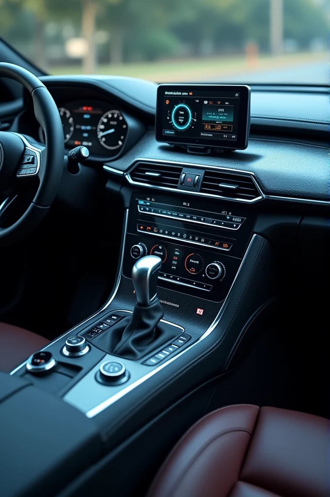 There is a diagnostic device in the car