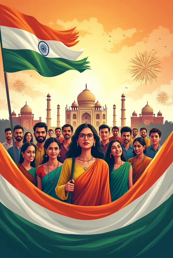 India celebrate independence day posters